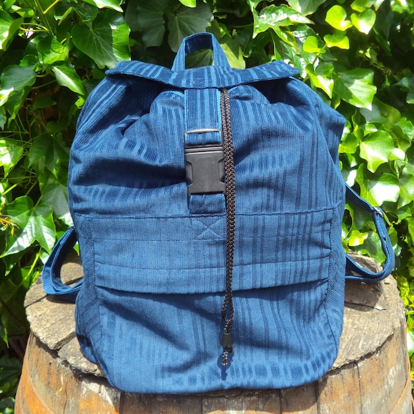 Beige Corduroy Backpack