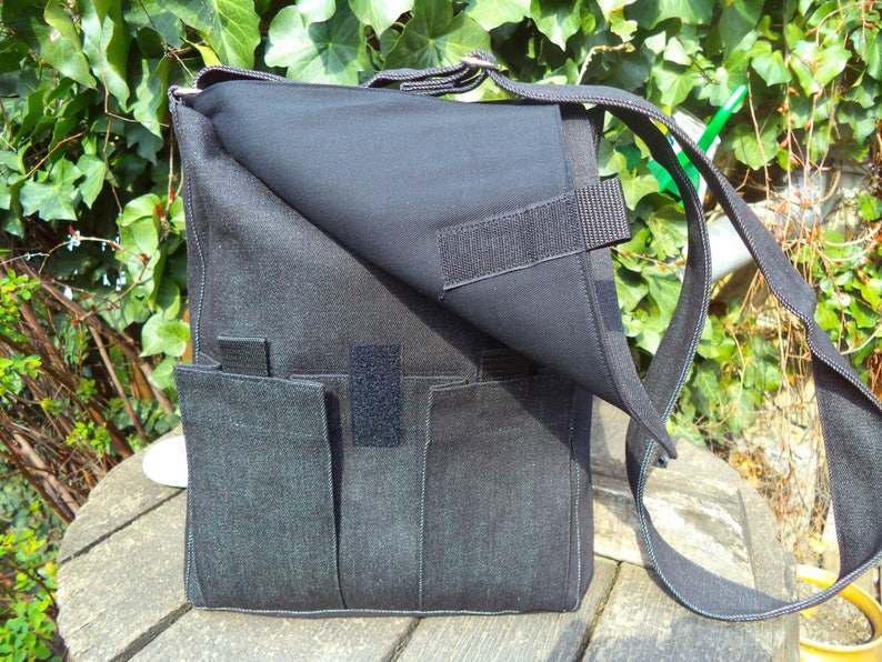 Blue jeans shoulder bag messenger bag