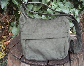 Corduroy Shoulder Bag