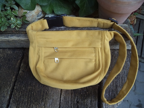 mustard yellow fanny pack