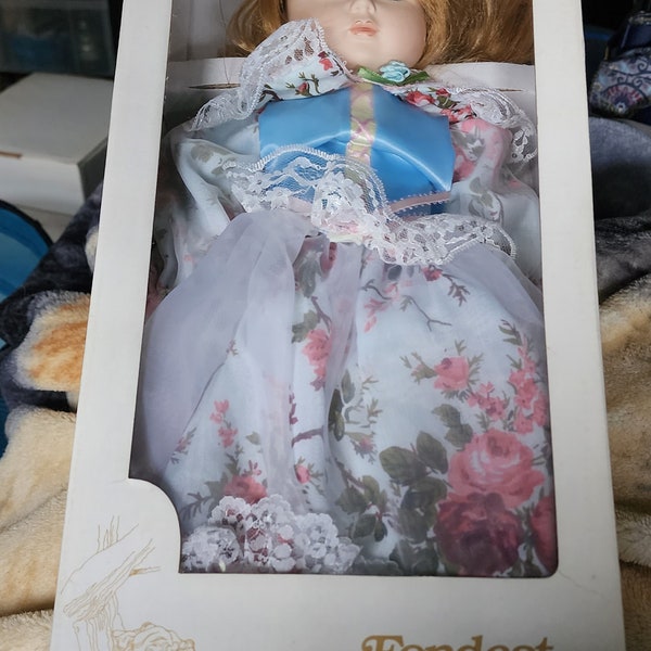 Gorham - Sleeping Beauty Porcelain Musical Doll