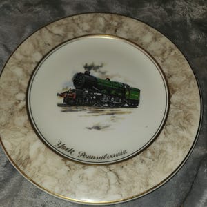 Decorative Plate Steam Train in York Pennsylvania