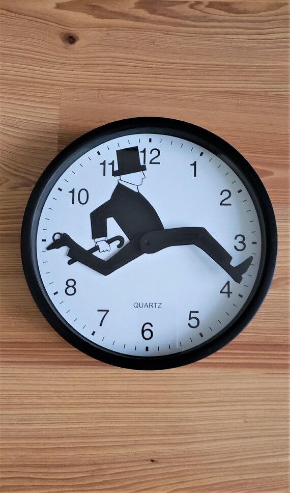 Silly Walk Clock Novelty Funny Wall Black And Uk - Funny Wall Clocks Uk Silly Walk Clock Novelty Funny Wall Black And Uk - Funny Wall Clocks Uk