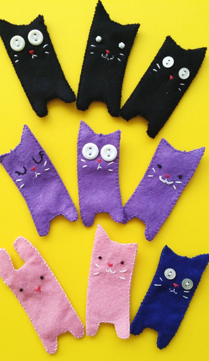 Felt Headphone Holder Earbud Holder Cat Headphones Holder Etsy