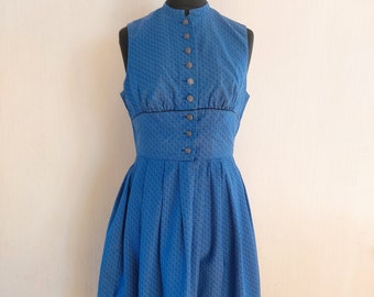 Vintage Women Dirndl Bavarian Oktoberfest Cotton Dresses XLarge Size