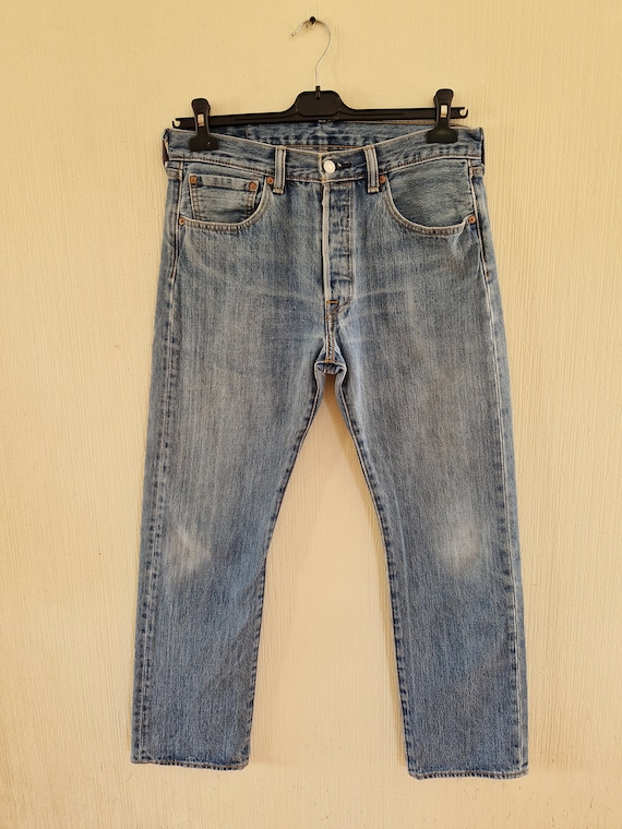 Vintage Levis 501 Blue Denim Jeans W32 L30 - Etsy