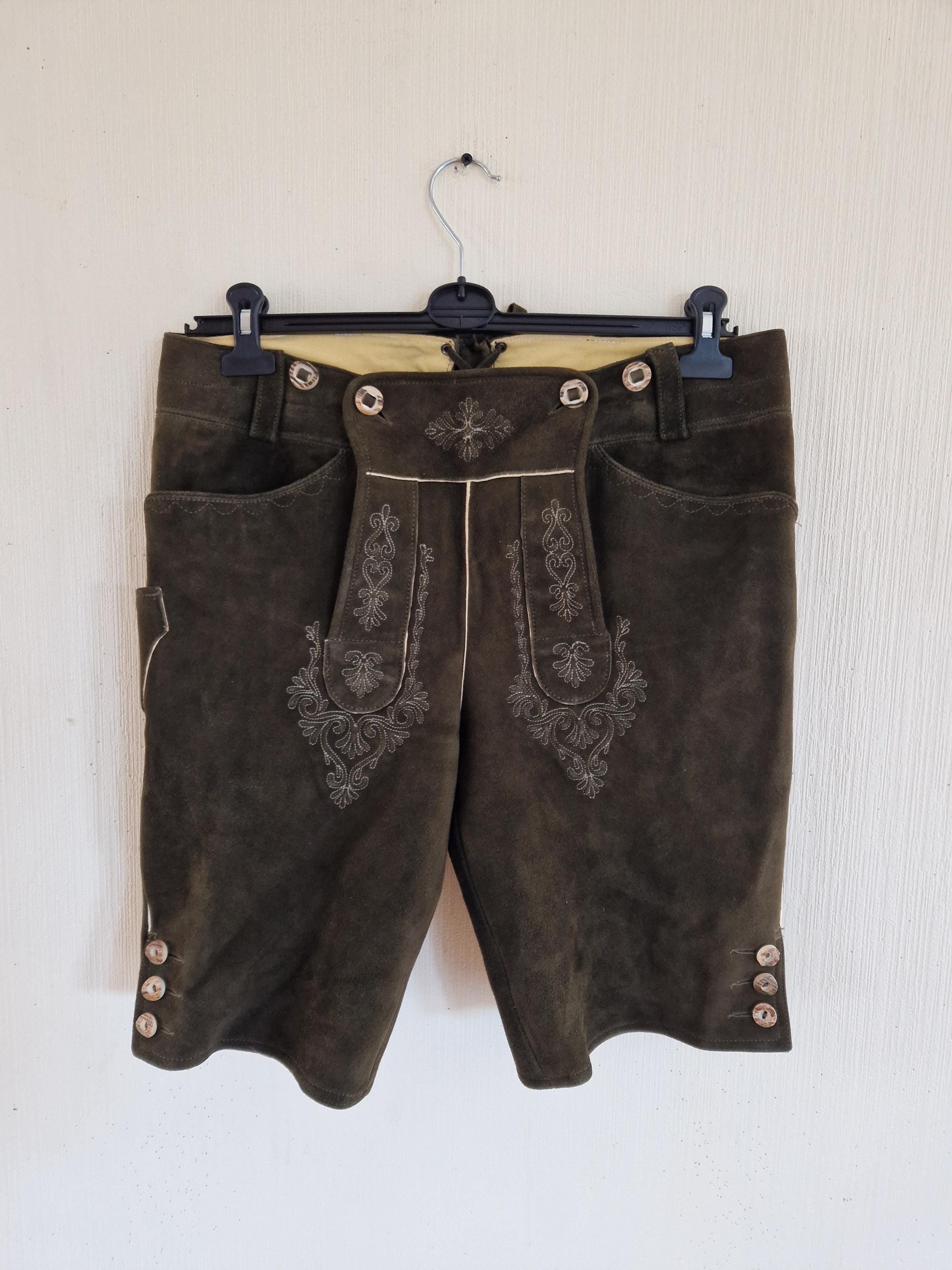 Pantaloni In Pelle Bambini Wiesnspatz – Modello Tradizionale Con Bretelle Regolabili, Per Festa E Gioco