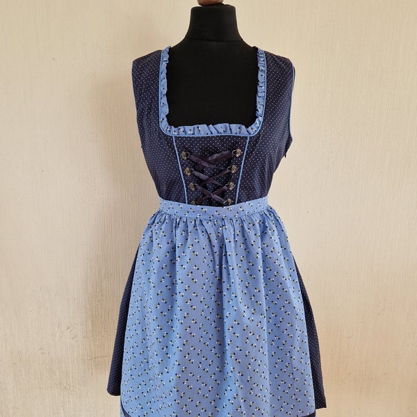 Vintage Bavarian Dirndl Dress Women