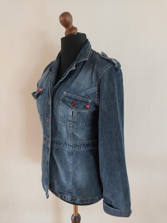 Vintage MISS SIXTY Denim Womens Jean Jacket Size … - image 3