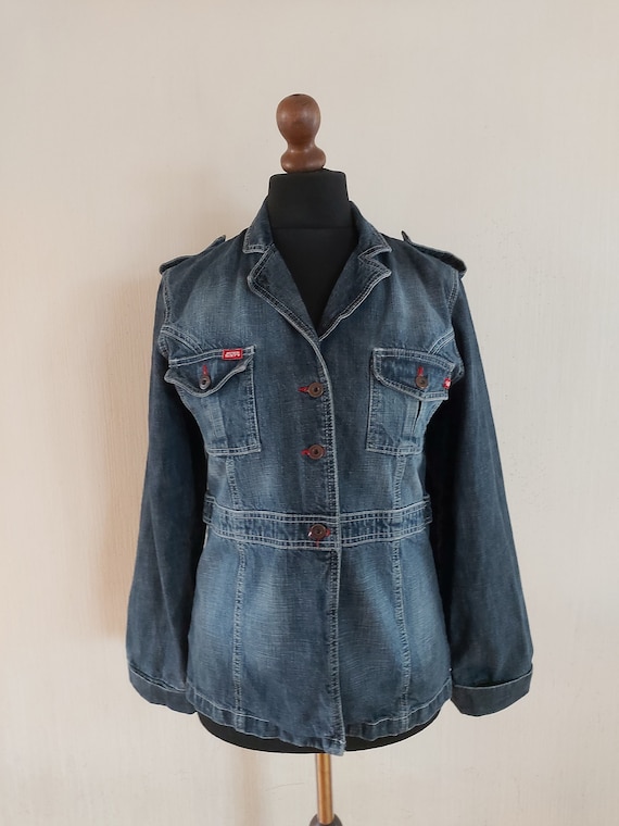 Vintage MISS SIXTY Denim Womens Jean Jacket Size … - image 1