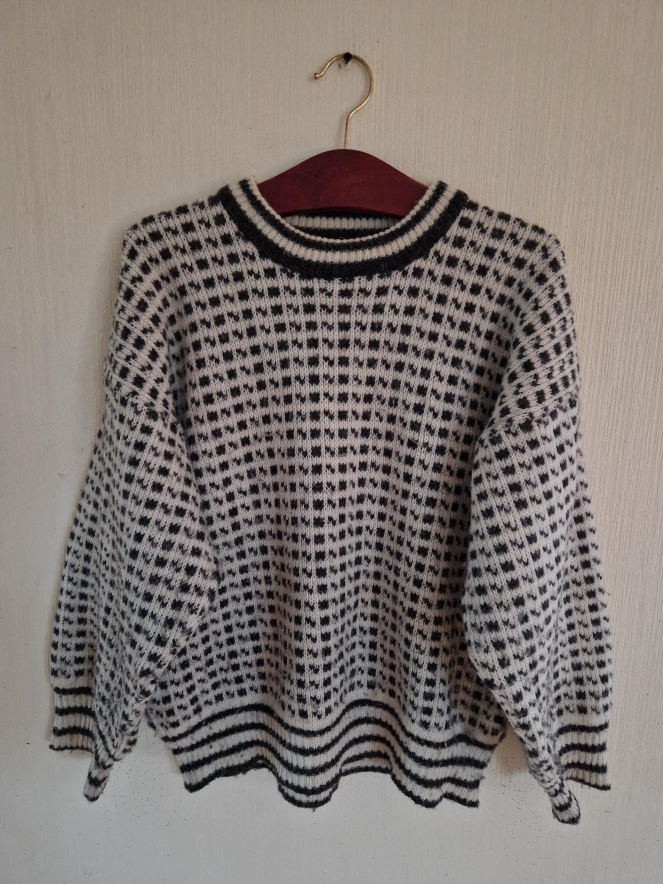 Vintage Norwegen Wolle Pullover Gr. XS bis S