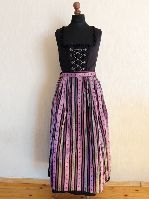 Vintage Womens Dirndl Bavarian Oktoberfest Cotton