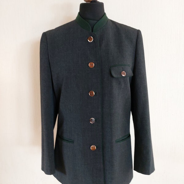 Womens Navy Blue Trachten Jacket