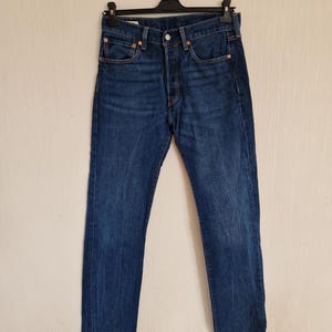 Vintage Levis 501 Blue Denim Jeans W32 L34 - Etsy