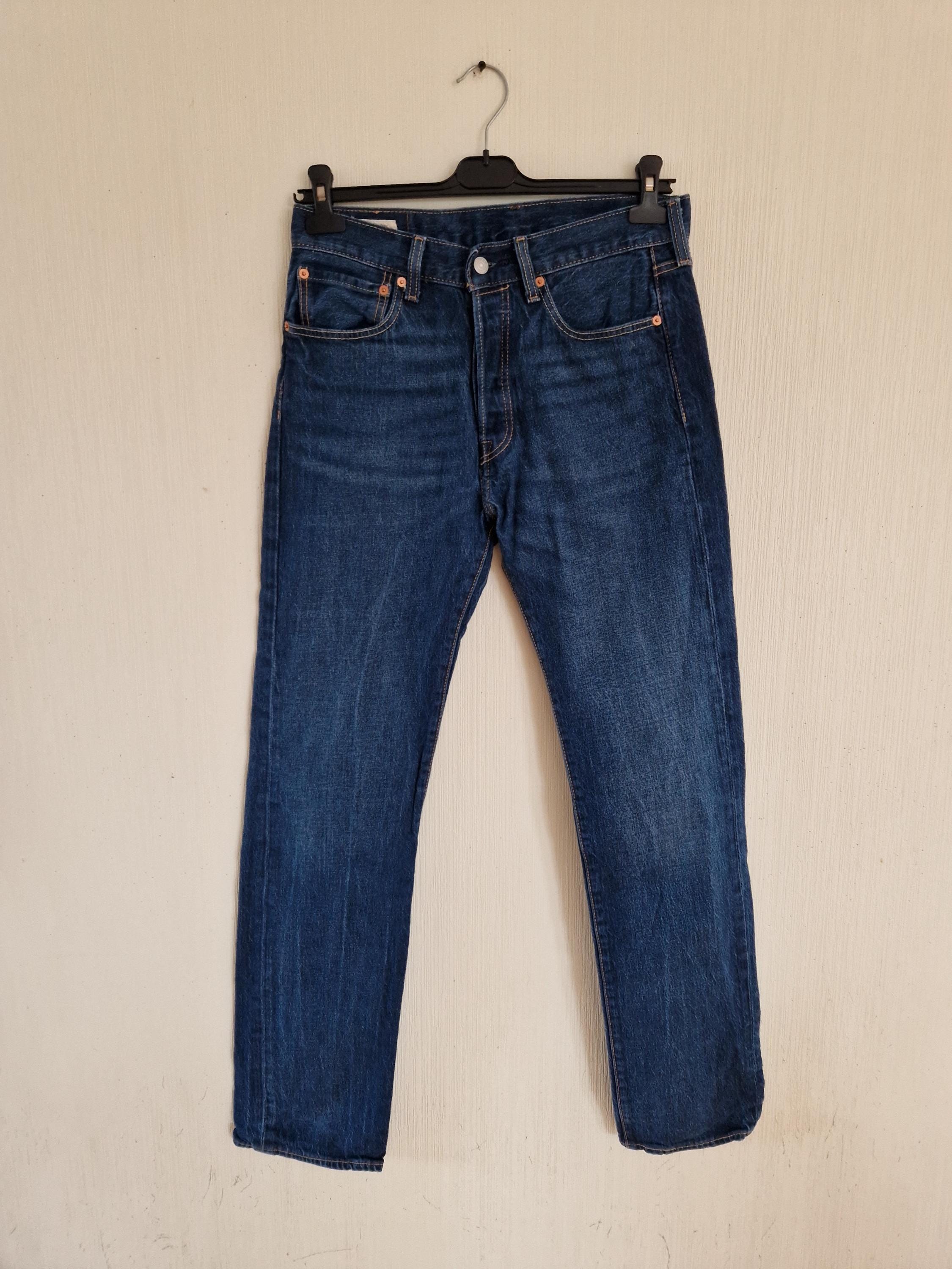 Vintage Levis 501 Blue Denim Jeans W32 L34 - Etsy