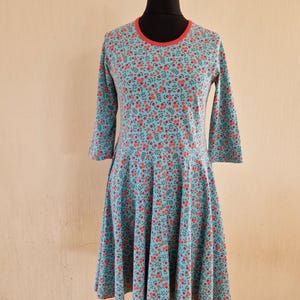 Vintage Finnish Womens Cotton Dress Size Medium