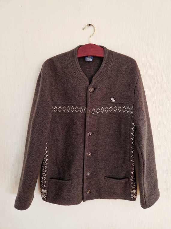 Vintage Classic Austrian Mens Tyrolean Loden Traditional Folk