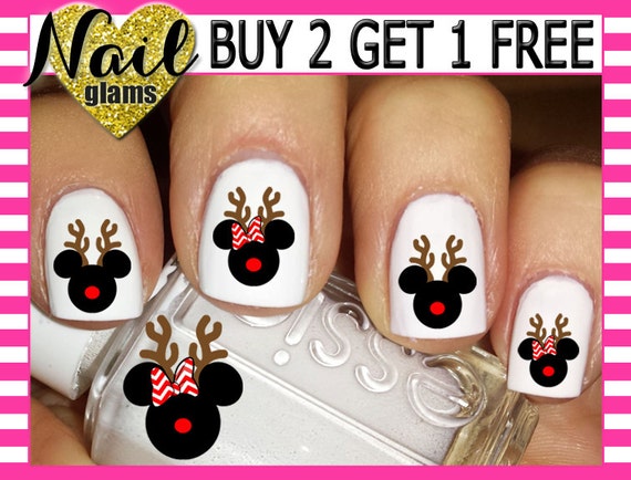 Disney Christmas Nail Art Decals - wide 6