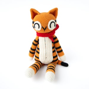 Tom the tiger amigurumi | Digital crochet PDF pattern