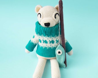 Nanoq the Polar Bear | Crochet amigurumi PDF pattern