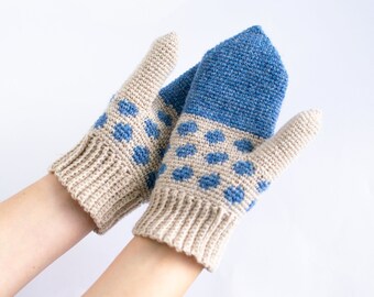 PATTERN: Lotta mittens - Crochet PDF pattern