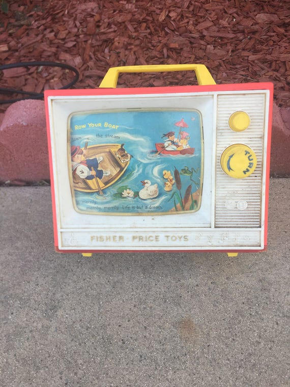 vintage fisher price toy box