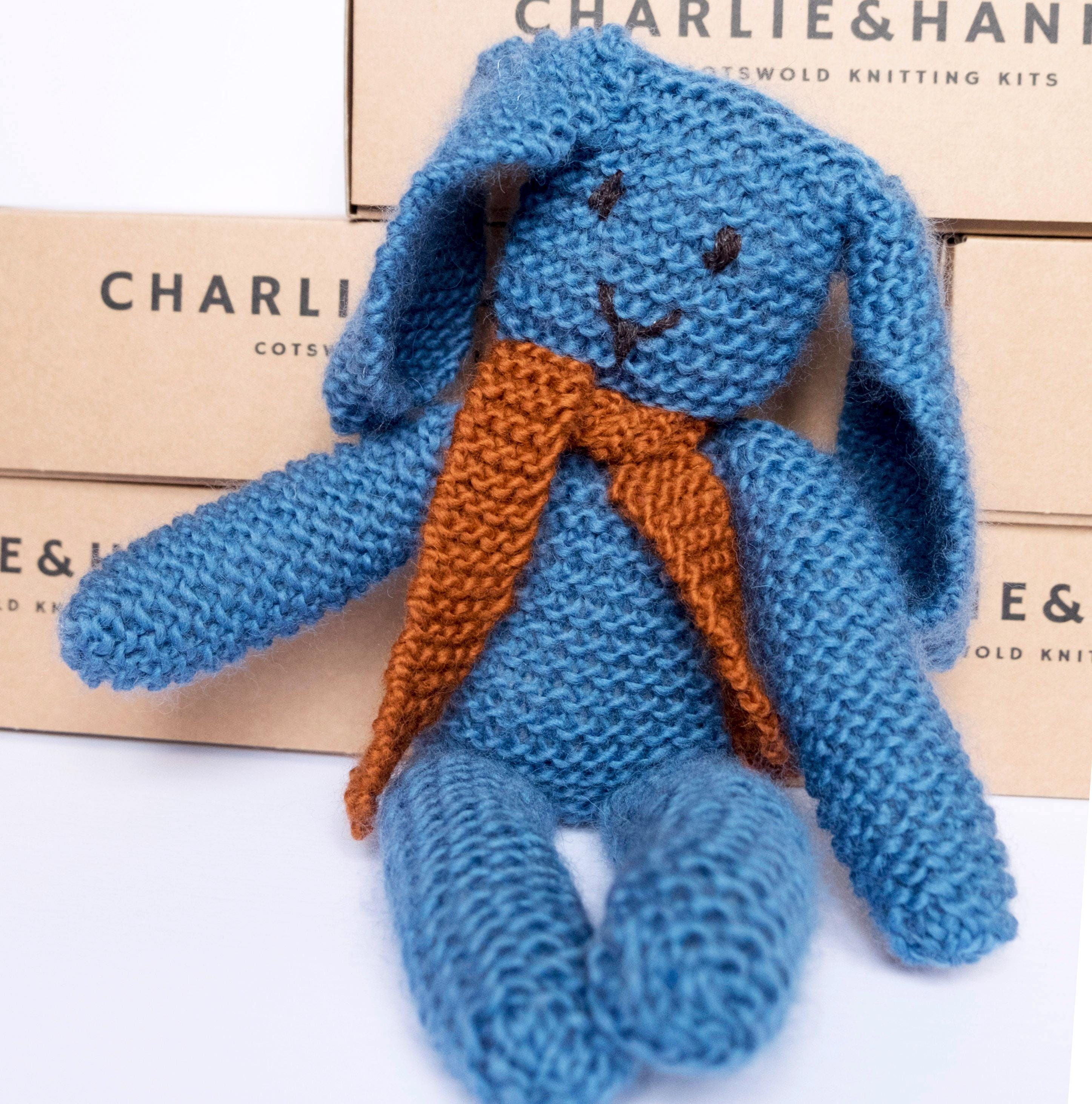 Cuddly Rabbit Easy Knitting Pattern - Etsy