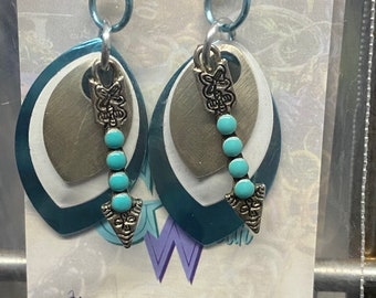 Handmade Scalemallie Earrings with Arrow charm