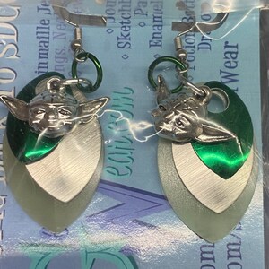 Handmade Scalemallie Earrings - wise master