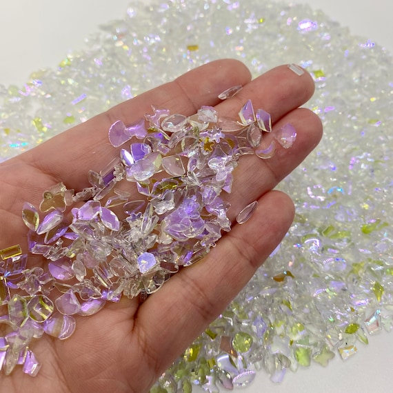 Nail Rhinestones Kit,3100Pcs Mixed Shape Nail Crystals Diamonds