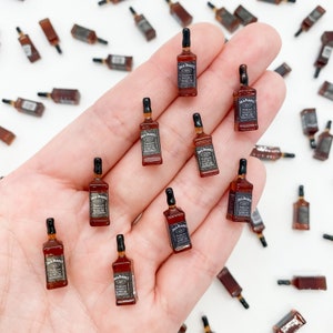 Mini Liquor Bottle Nail Resin Charms, Nail Art, Nail Decoration, DIY, Jewelry Making Supplies, Decoden