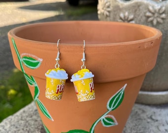 Popcorn Bucket Earrings
