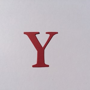 Cartas Serif de cartón/cartulina troqueladas de 2 pulgadas/5 cm