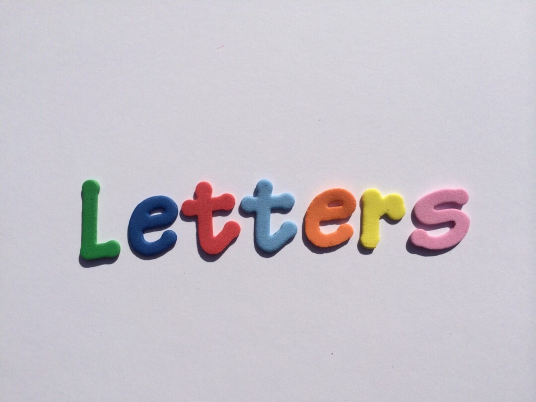 10 Foam Uppercase / Lowercase Letters Option for Adhesive Foam Letters