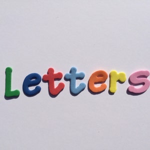 Foam Letters, Self-adhesive, 2 Inches Fun Foam Die Cut Alphabet Lowercase  Letters for Kids, Crafting & School Projects 