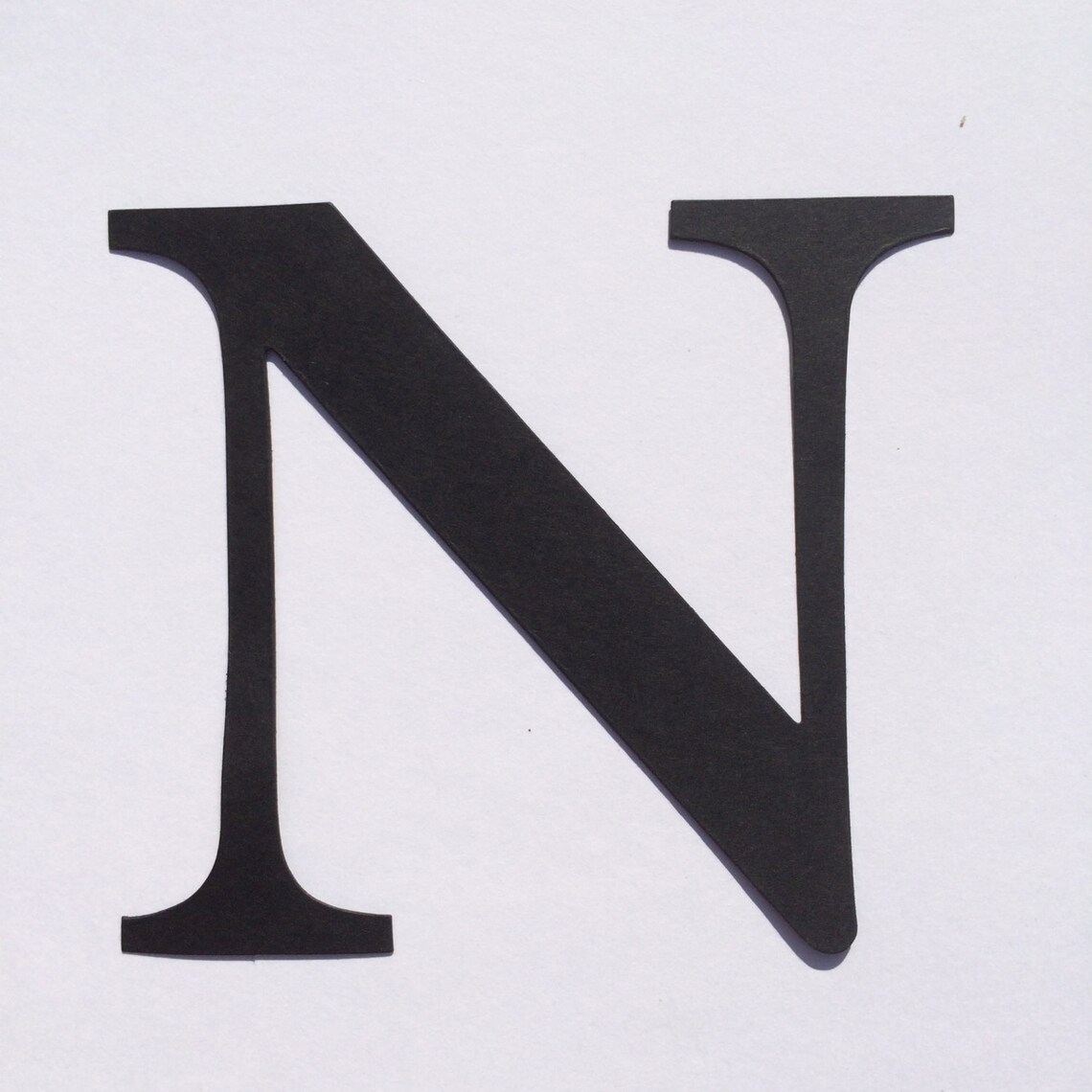 Large Die Cut Cardboard Letter or Number 4 Inch / 10cm Etsy UK