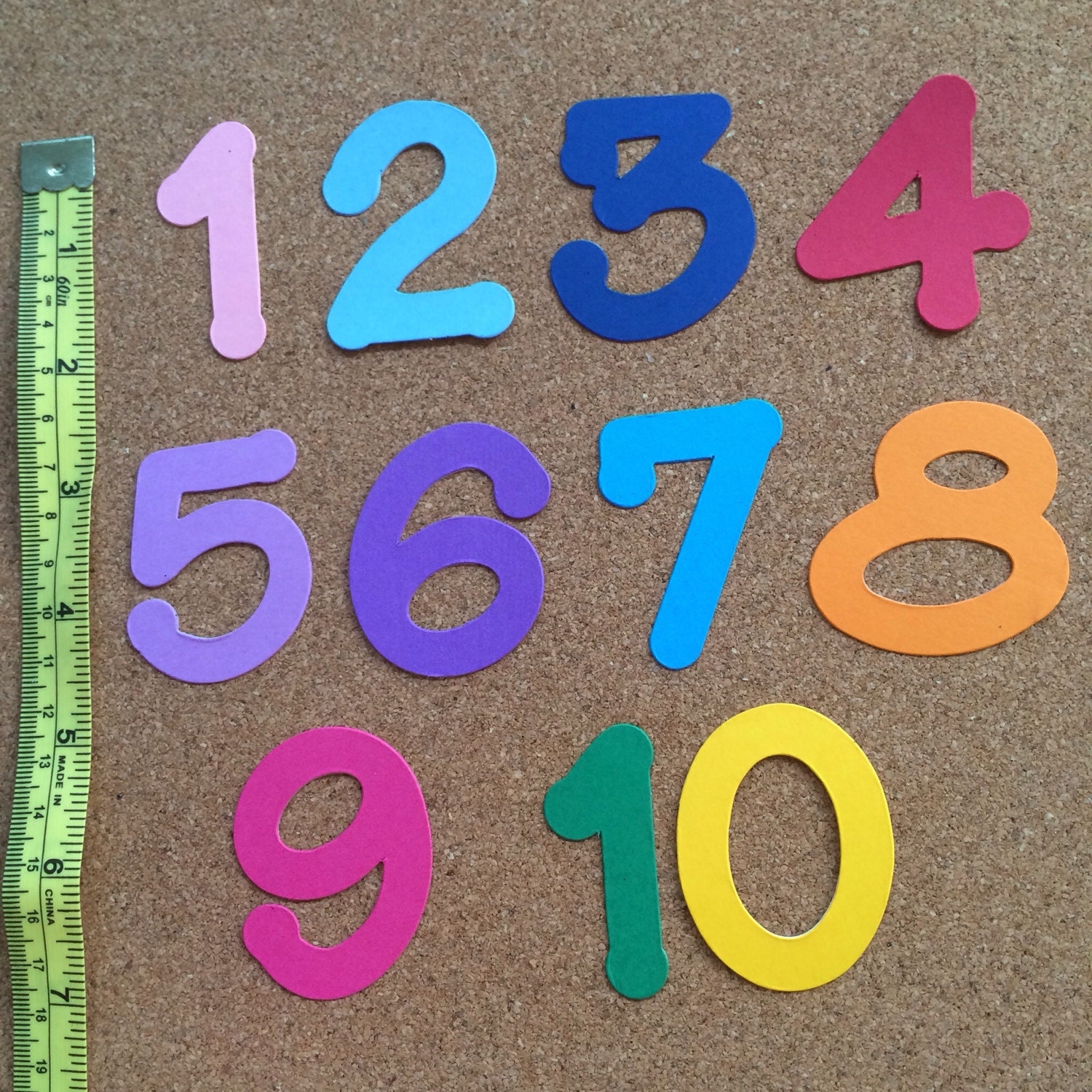 10 Cardboard / Cardstock Uppercase / Lowercase Letters 2 Etsy