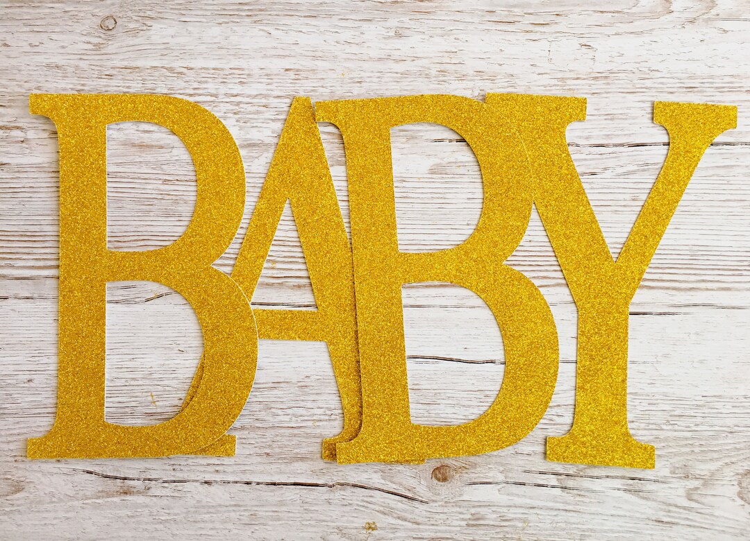 Extra Large Die Cut Glitter Cardboard Letter or Number Large Etsy