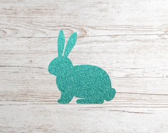 Iron on Easter Bunny - Heat Transfer Vinyl Rabbit - Customised DIY Iron On Vinyl Transfer - Choose your size and Colour!