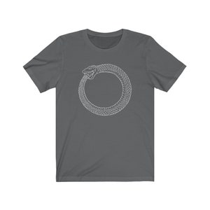 Ouroboros light version Unisex Jersey Short Sleeve Tee afbeelding 3