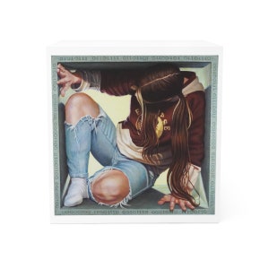 Note Cube.  Image of painting, Stated Grounds.