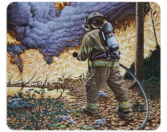 Firefighter Mouse Pad