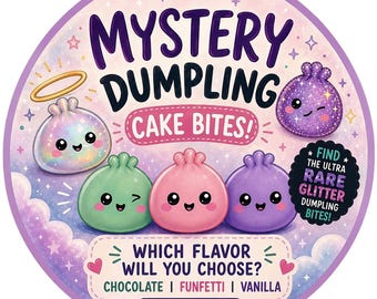 Mystery Dumpling Cake Pop Label