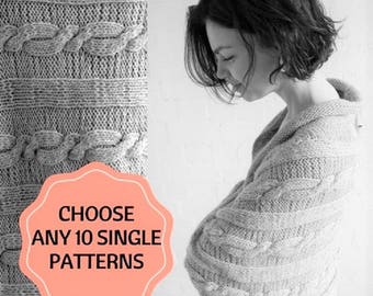 Choose Any 10 Knitting Patterns