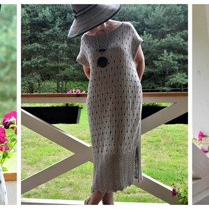 Cotton Knit Dress, Knitting Pattern Dress, Summer Dress, Knitting for Women, Women Dress, Windy Dress image 9