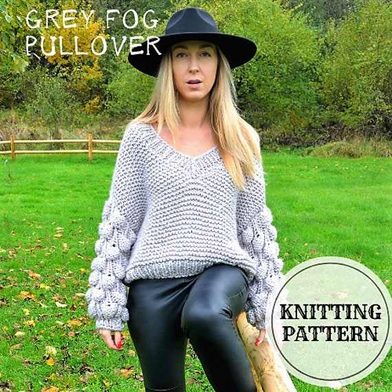 Bubble sleeve clearance sweater