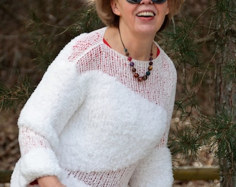 Knitted Fur Sweater ORINTA