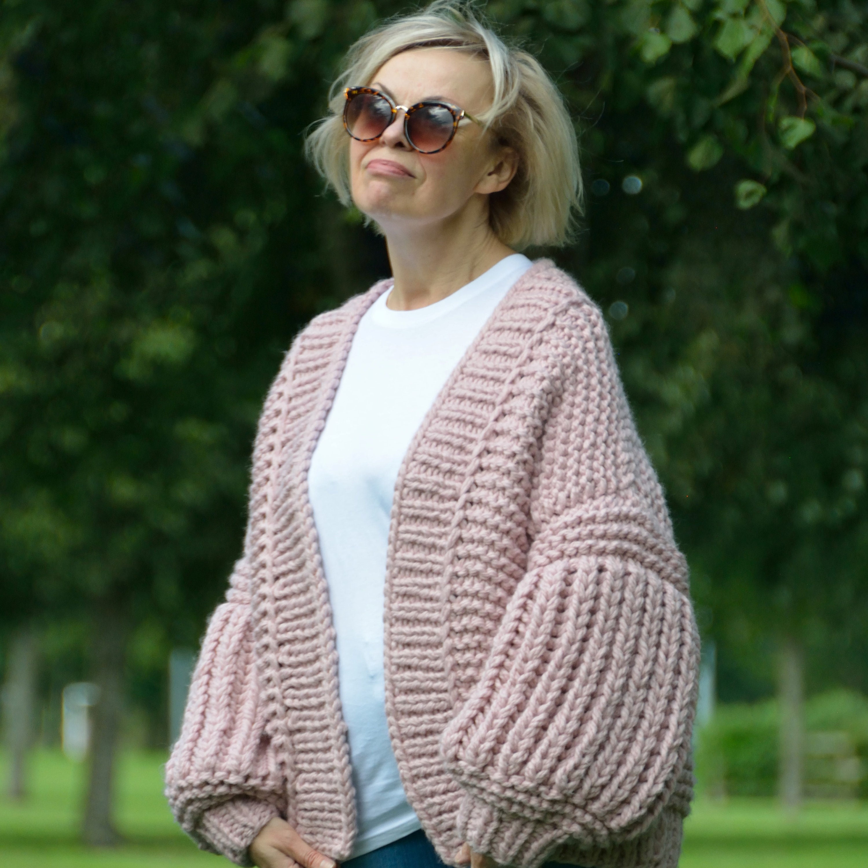 新しい Must Have Cardigan Knitting Pattern, Oversized Chunky カーディガン
