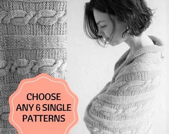 Choose Any 6 Knitting Patterns