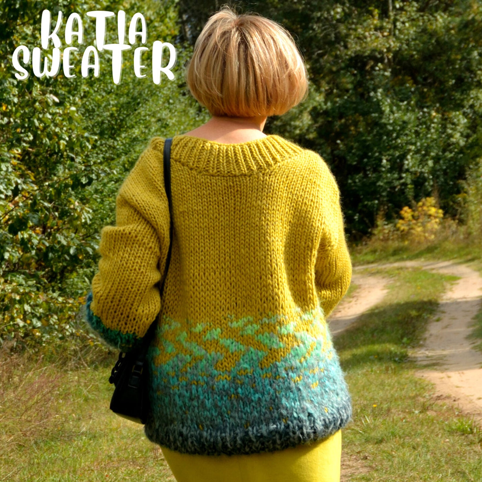 Sweater Knitting Pattern Pullover Knitting Pattern Bulky Etsy